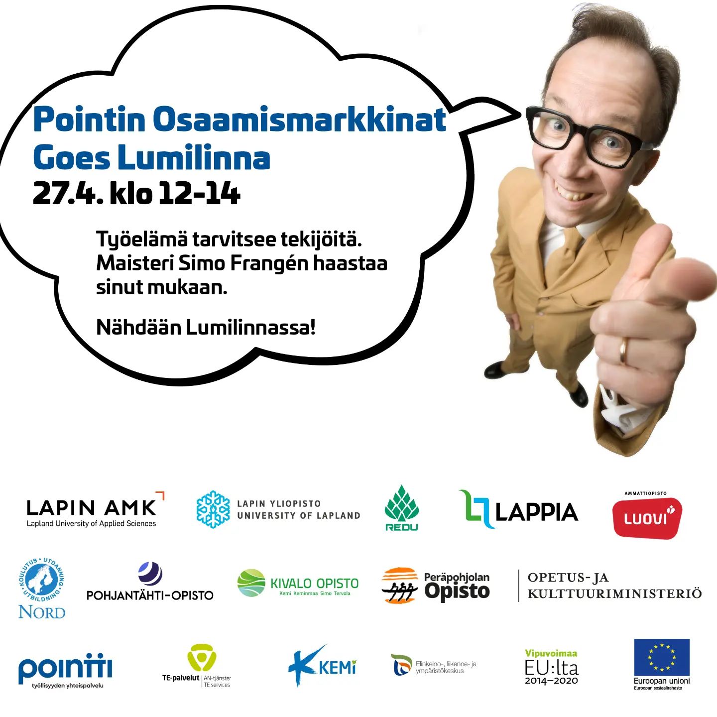 Read more about the article Pointin Osaamismarkkinat Goes Lumilinna 27.4.