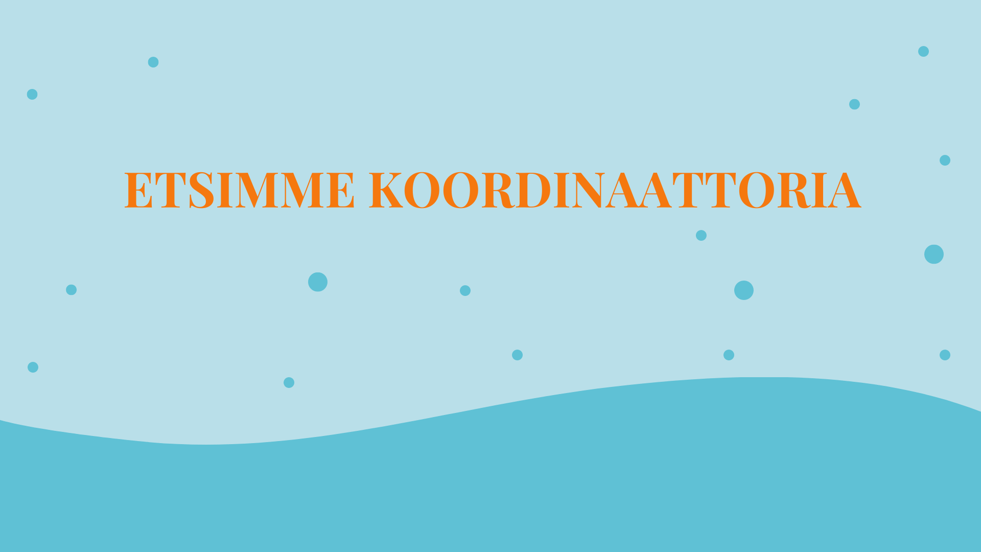 You are currently viewing Haemme työyhteisöömme koordinaattoria