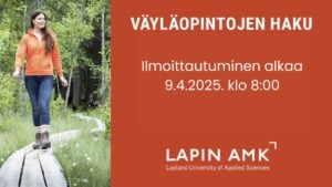 Read more about the article Väyläopinnot ovat reitti Lapin ammattikorkeakouluun – haku syksyn opintoihin alkaa 9.4. klo 8.00