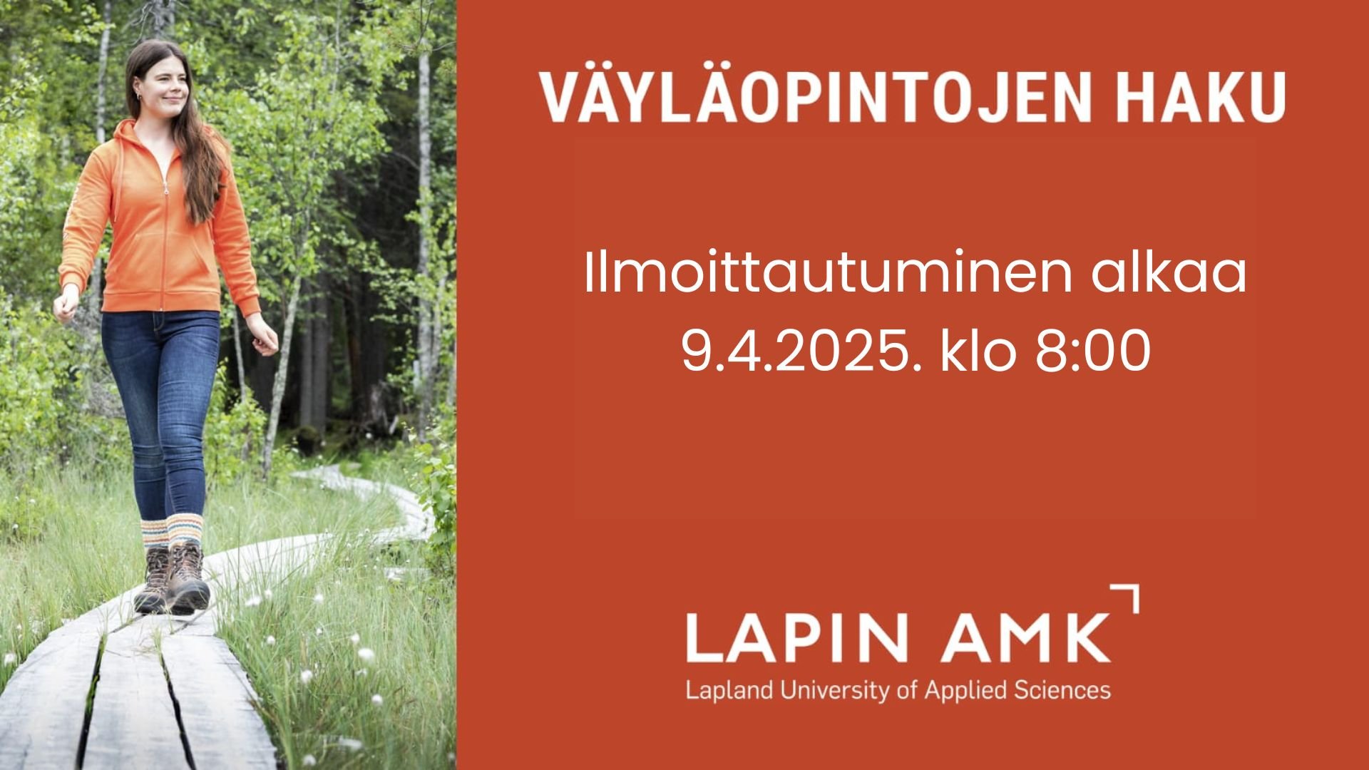 You are currently viewing Väyläopinnot ovat reitti Lapin ammattikorkeakouluun – haku syksyn opintoihin alkaa 9.4. klo 8.00